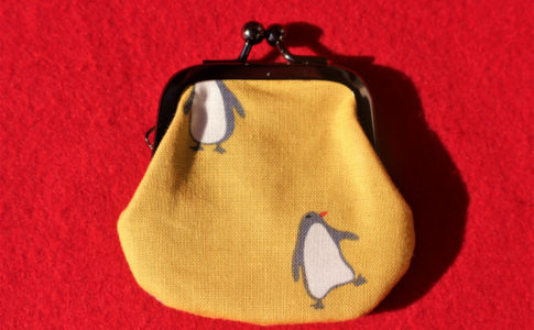 がま口財布（ペンギン）レビュー